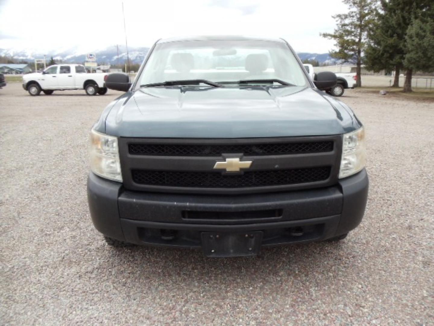 2011 Blue /Gray Chevrolet Silverado 1500 Work Truck (1GCNKPEA7BZ) with an 4.8L V8 Gas engine, Automatic transmission, located at 5465 Highway 2 W., Columbia Falls, MT, 59912, (406) 892-4407, 48.352188, -114.240929 - This truck was previously owned by the federal government so it has been well maintained and taken care of. The truck is clean inside and out with good tires and low miles. This truck has been mechanically inspected. This is the regular cab long box work truck. - Photo#1